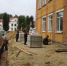 В Комаричской ЦРБ строится крытый пандус для «Скорой помощи» - Газета Вперёд