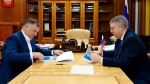 Губернатор Александр Богомаз встретился с заместителем председателя РФ Маратом Хуснуллиным