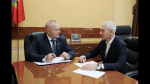 Встречу с депутатом Госдумы Олегом Матыциным провел спикер Брянской облдумы Валентин Суббот