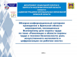 Обзорно-информационный материал проведения в Брянской области мероприятий, посвященных Всемирному дню охраны труда по теме «Революция в области охраны труда и техники безопасности: роль искусственного интеллекта и цифровизации на рабочем месте»