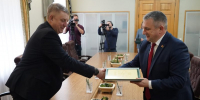 Состоялась рабочая встреча  Александра Богомаза и Ивана Крупко - Газета Вперёд