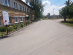 В Погаре благоустраивают придомовые территории