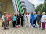 В парке «Юность» прошла оздоровительная зарядка для клуба «Активное долголетие»